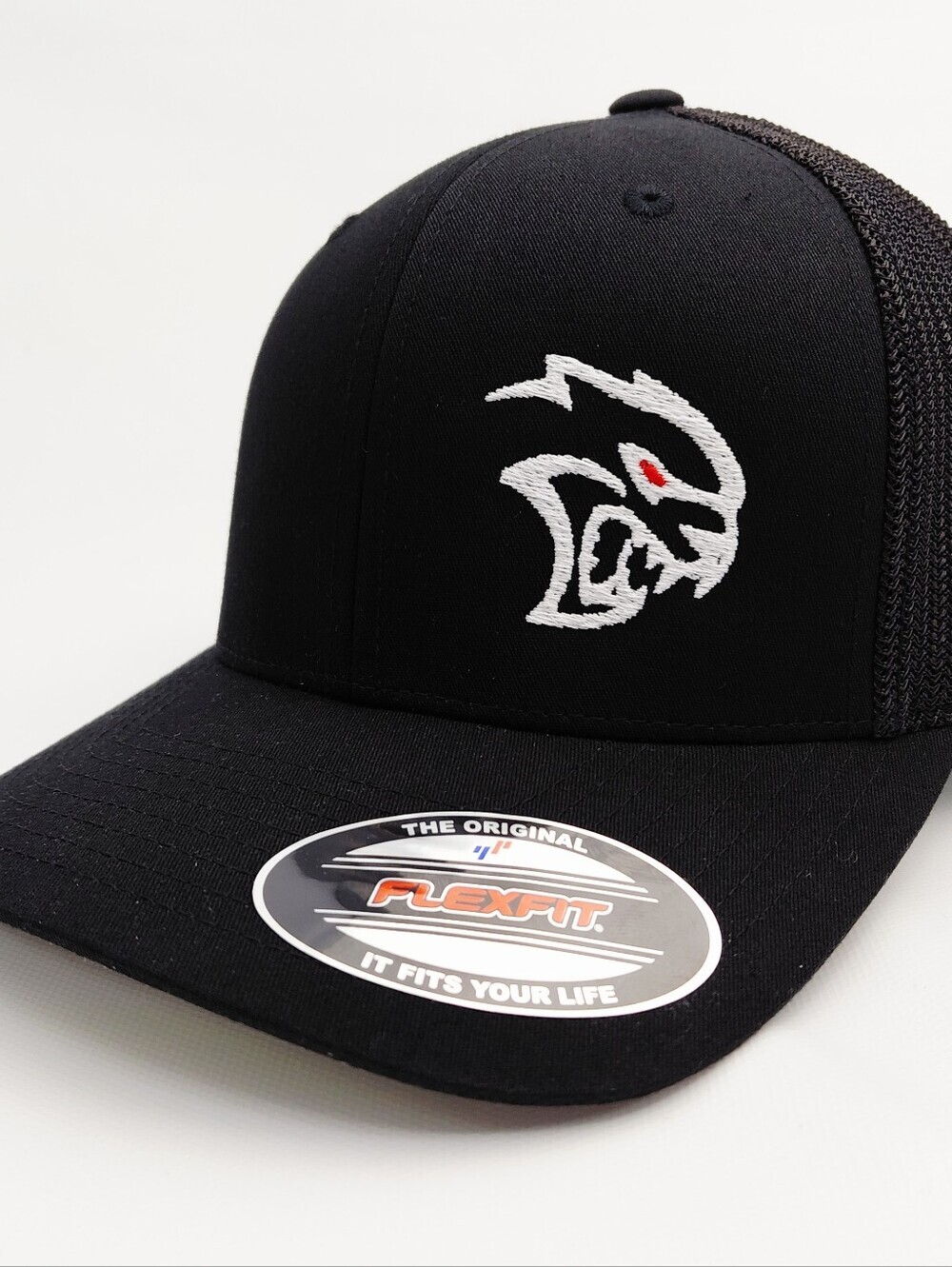 Dodge Hellcat Supercharged Hat Flexfit Solid Cotton Hat Mopar SRT multiple sizes